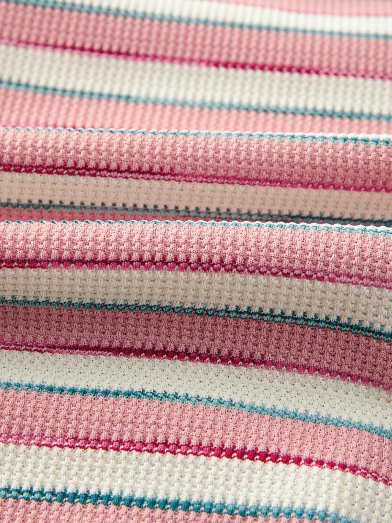 Stripe Stitched Detail Color Block Patchwork Oversized Top 7cd7ceeec55b4c37b0655e372113ace8-Max-Origin