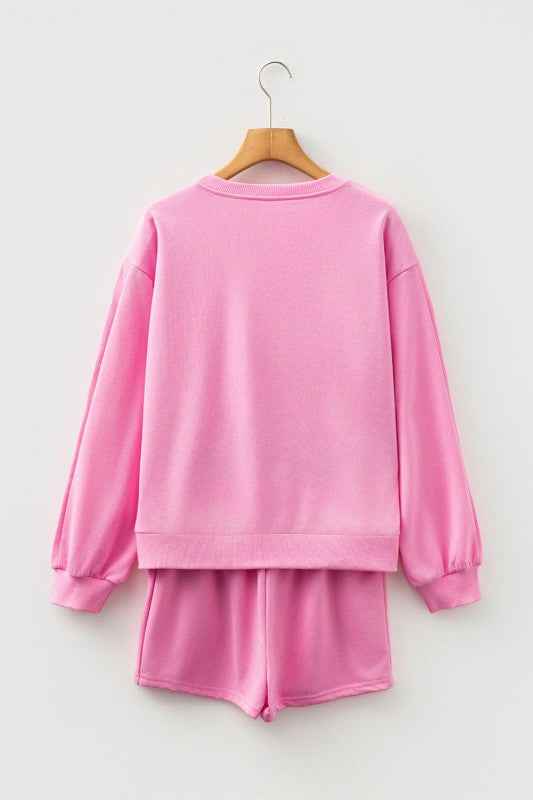 Bow Embroidered Pullover and Shorts Set 7cd88106-7829-4aa3-9d68-fbf11c46cf00