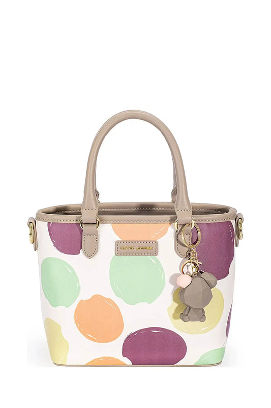 David Jones Colorful ka Dot Handbag ALMOND MILK One Size 7cdc9861-6e94-4672-a229-15af9cbb46a3-Max-Origin