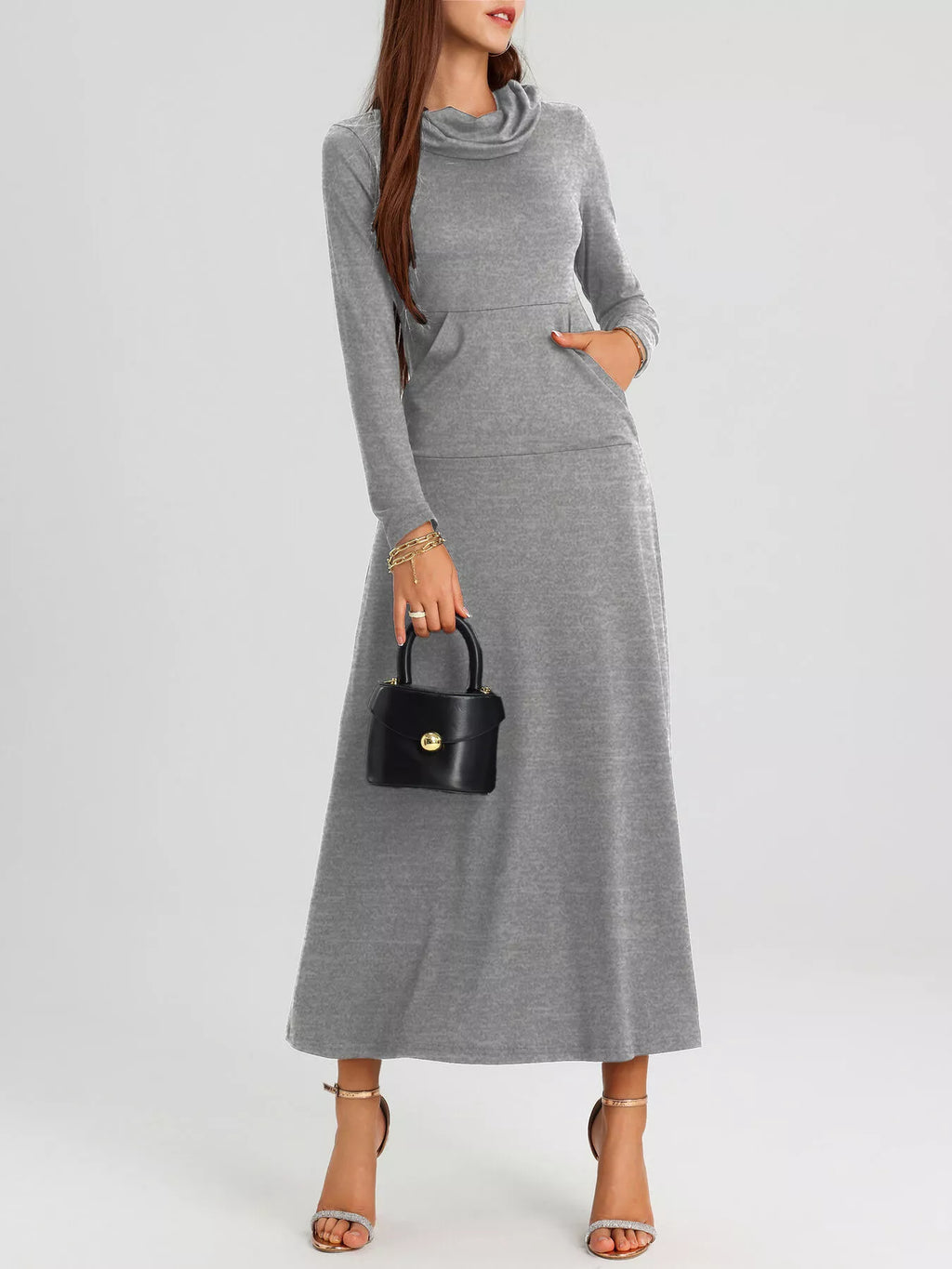 Cowl Neck Long Sleeve Midi Dress 7ce5811d80b34262a0b8d9f442fb9ba9-Max-Origin