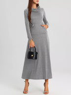 Cowl Neck Long Sleeve Midi Dress 7ce5811d80b34262a0b8d9f442fb9ba9-Max-Origin