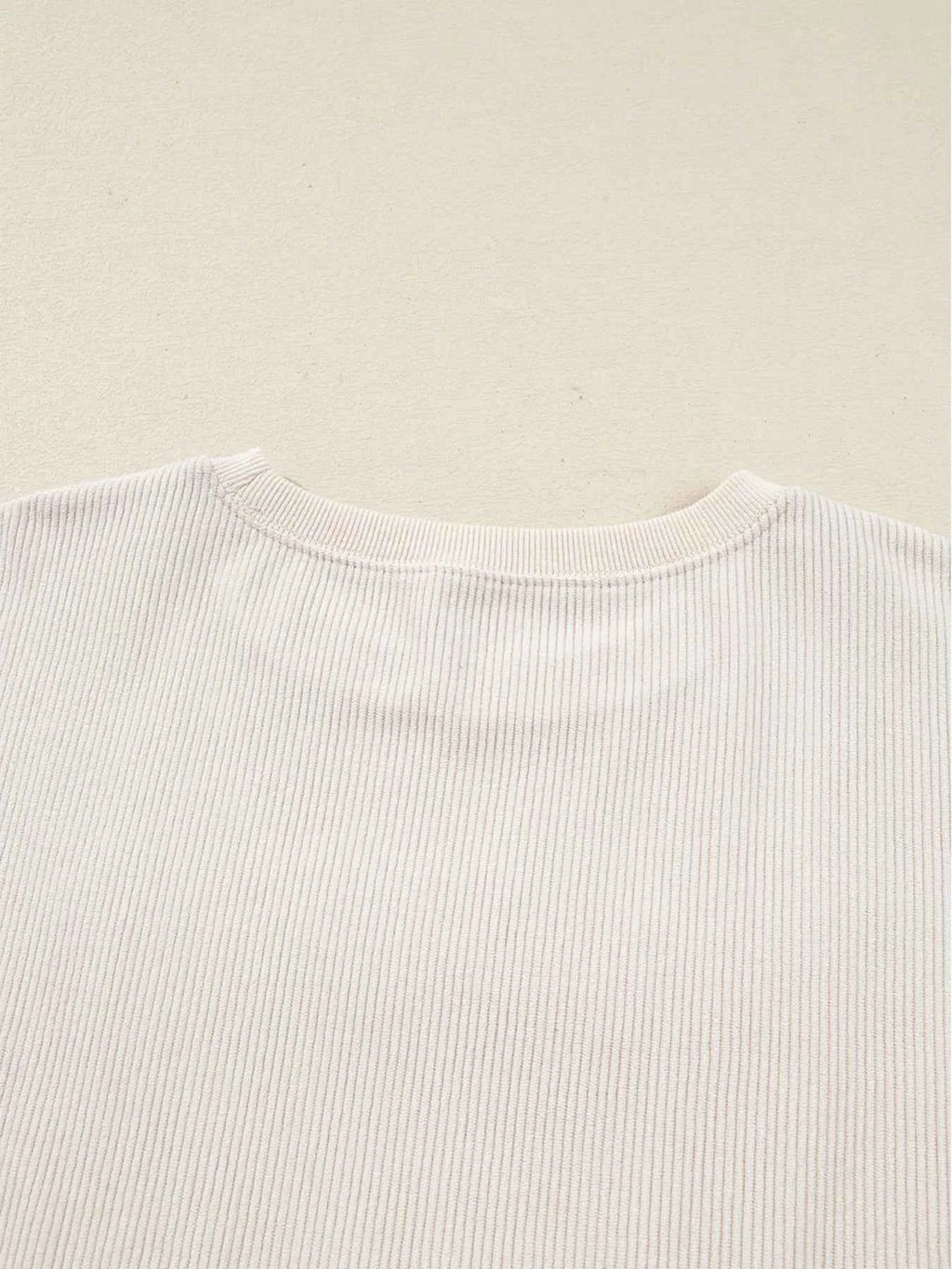 Merry Little Thing Corded Letter Graphic Ribbed Sweatshirt 7ce8296ed2ee494d8391088748b047ca-Max-Origin