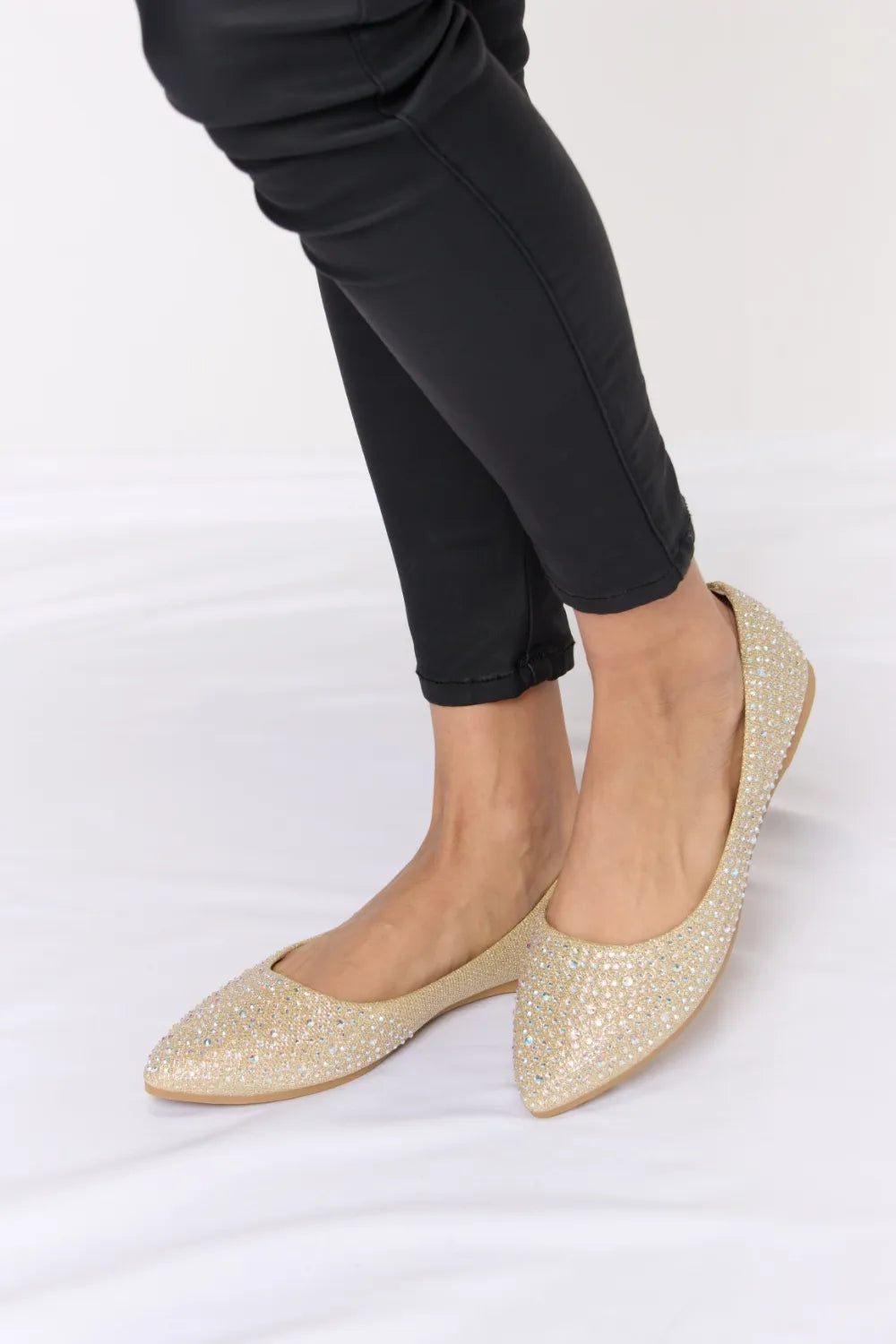 Forever Link Rhinestone Point Toe Flat Slip-Ons 7cf4d010-64b9-49de-af7d-3a9bbe7ef489-Max