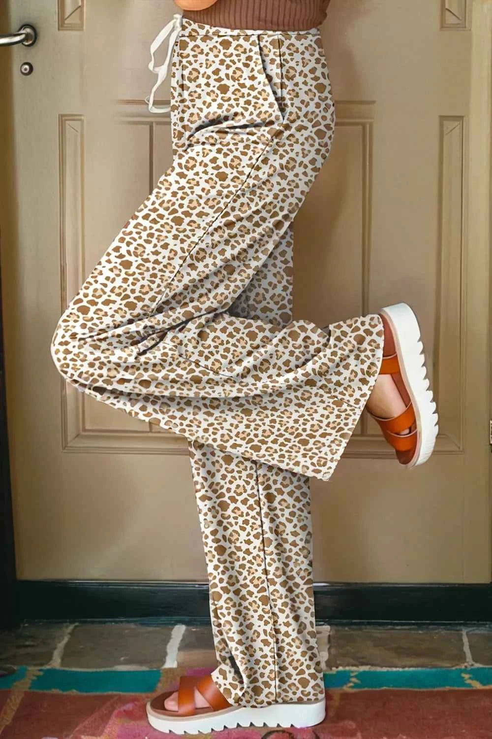 Leopard Drawstring Elastic Waistband Loose Pants 7cf6a2c8-9bc7-4fe4-8ca9-0bc4256cfaf4-Max-Origin