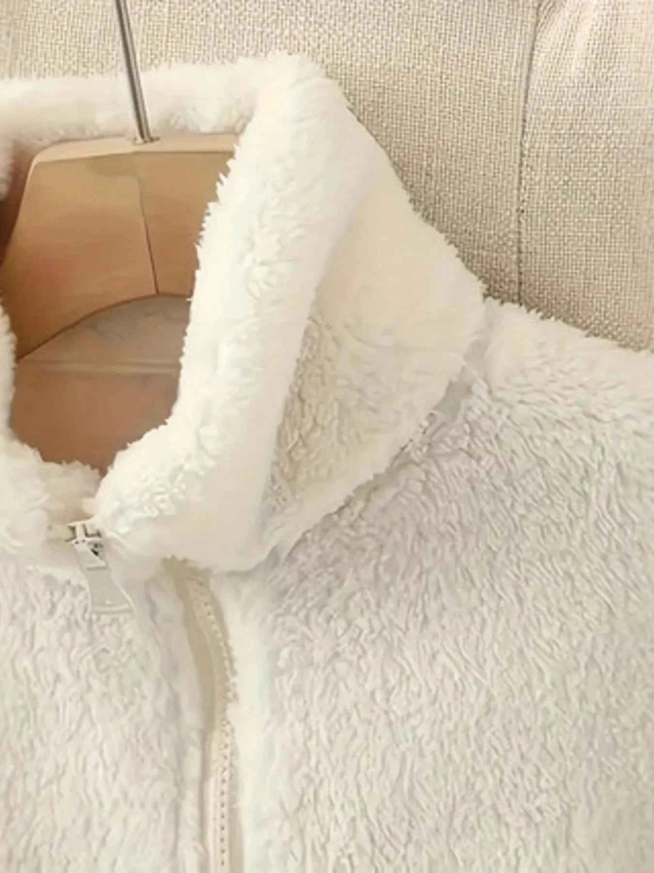 Fleece Long Sleeve Zip-Up Jacket