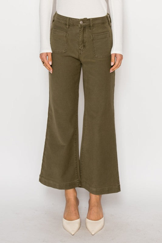 Margot High Rise Crop Palazzo PFD Jeans 7d86462b-f234-40b6-a187-08faab32abdd