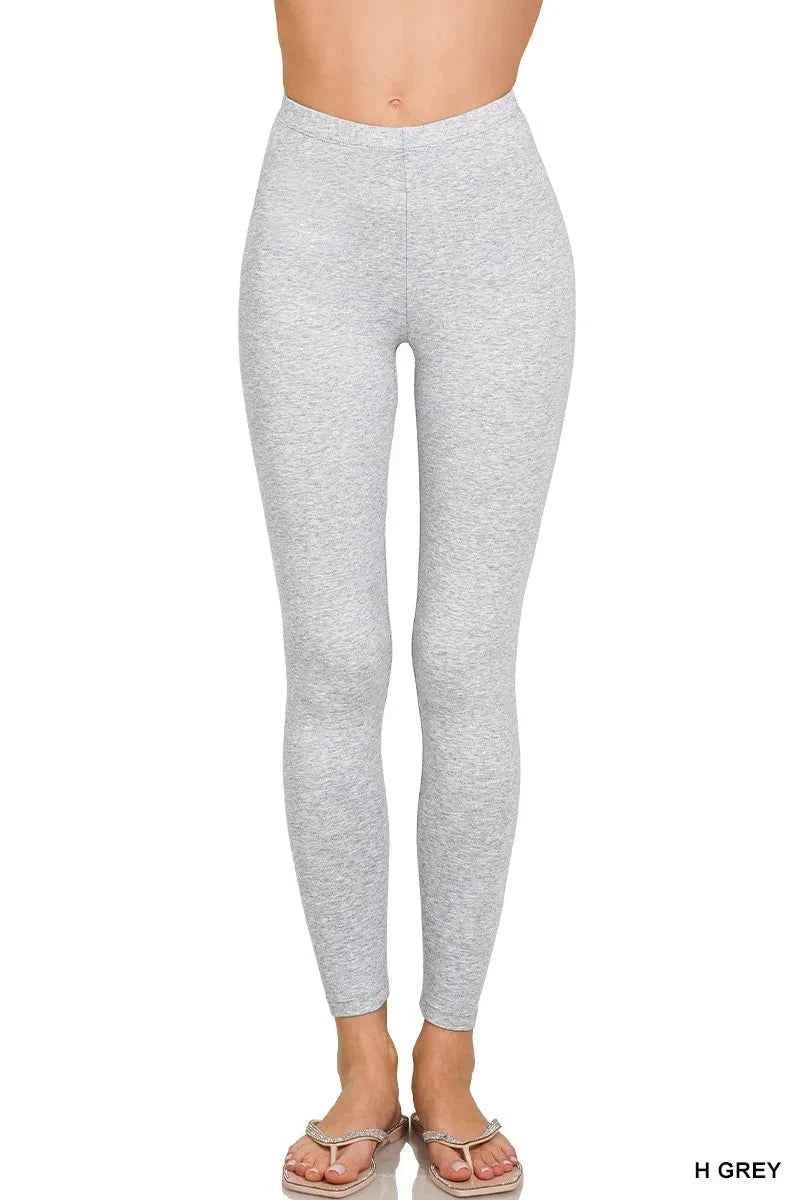 Zenana Premium Cotton Full Length Leggings 7da6048b7b5a43c3879eae92bce407be-Max-Origin