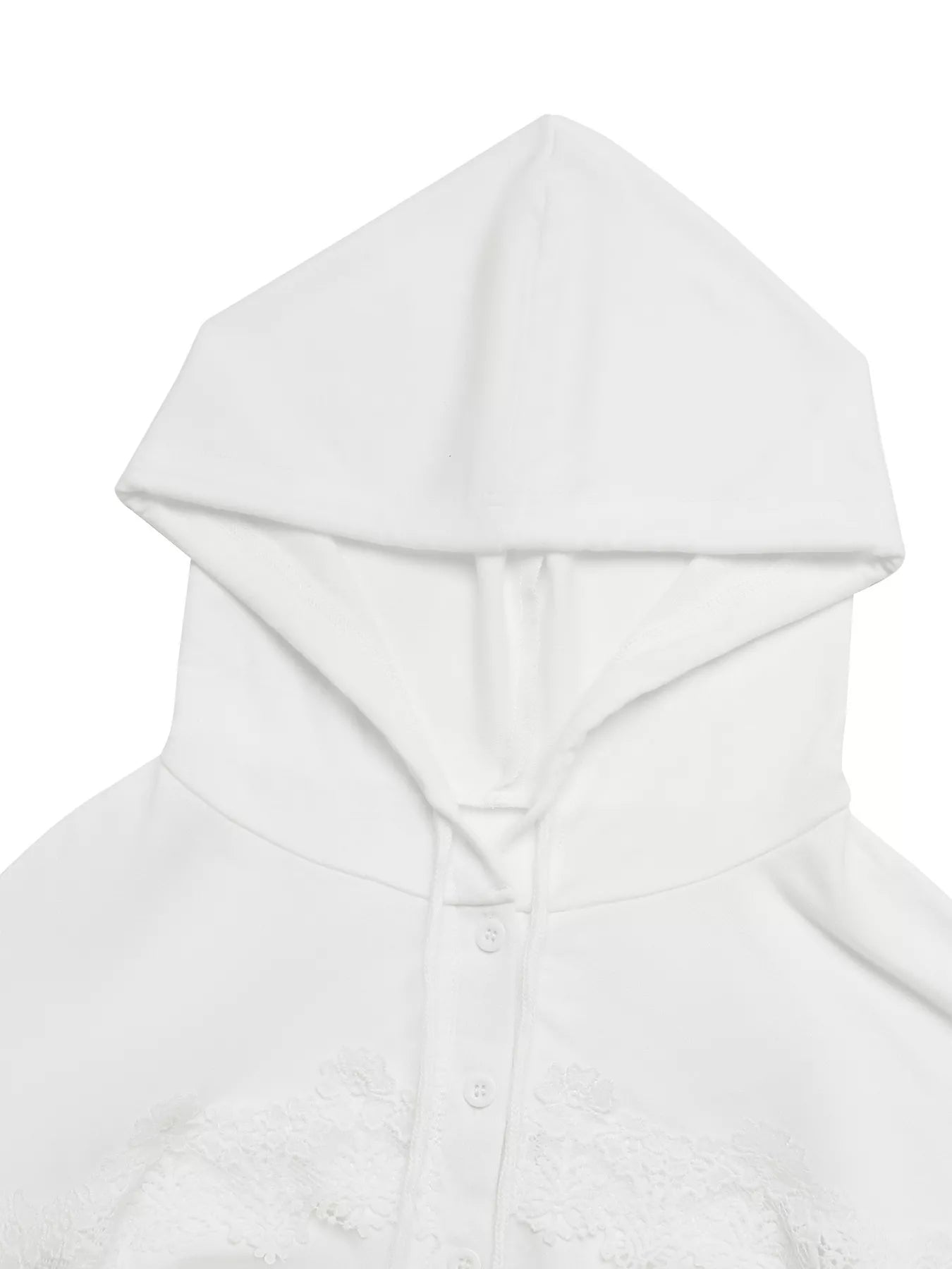 Lace Detail Long Sleeve Drawstring Hoodie 7db57eee02644dec93af968eab3c7ae6-Max-Origin