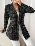 Tweed Double-Breasted Blazer Black 7dbd7bf3e3f342f588183797f3f937d6-Max-Origin