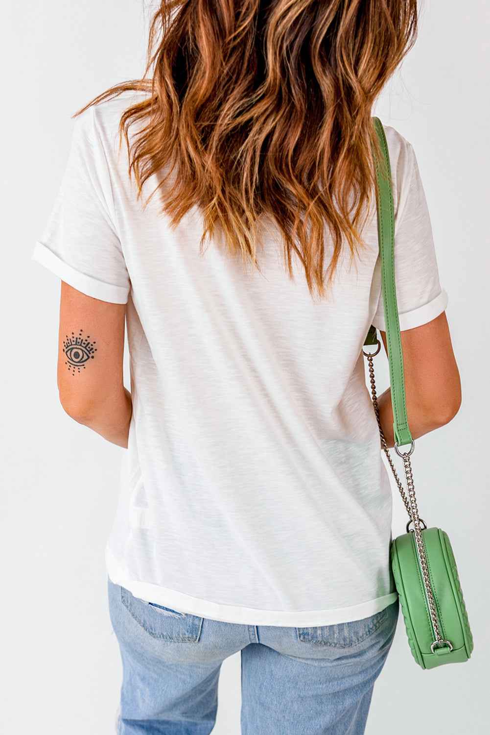 White Christmas Highland Ox Snowflake Print Womens T Shirt 7dd37341a8040152