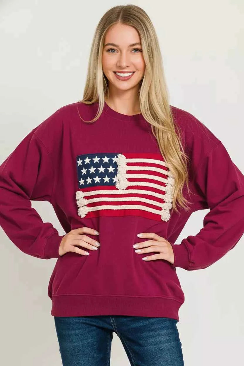 Zenana French Terry American Flag Pullover 7ddb2116-8715-414b-8c86-b8dba3413ea4-Max-Origin