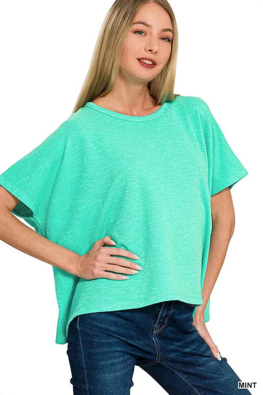 Cotton Slub Oversized Tee 7e07193ca95144daab9a005cd3df6825-Max-Origin