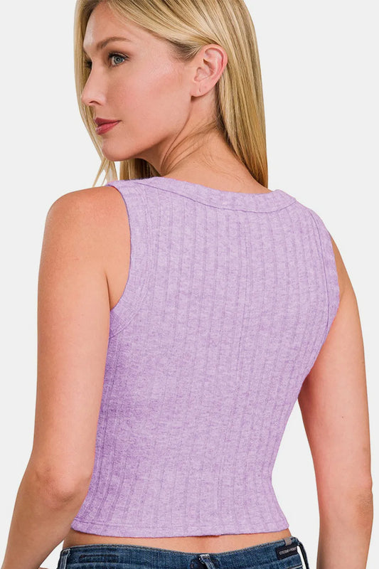 Zenana Ribbed Cropped Tank 7e100bb1-9aee-468a-bff6-7a3cd37552fc-Max