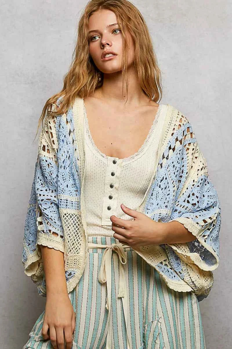 POL Open Front Crochet Cardigan with Scalloped Edge 7e3676ad-db6f-478d-be81-7355c2ce9b83-Max-Origin