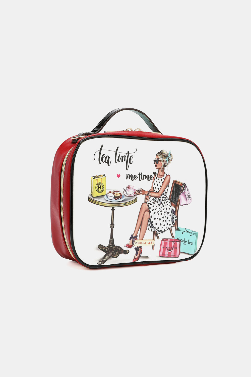 Nicole Lee USA Printed Handbag with Three Pouches 7e4ecfe4a9f54d498ec622a08f2622f7-Max