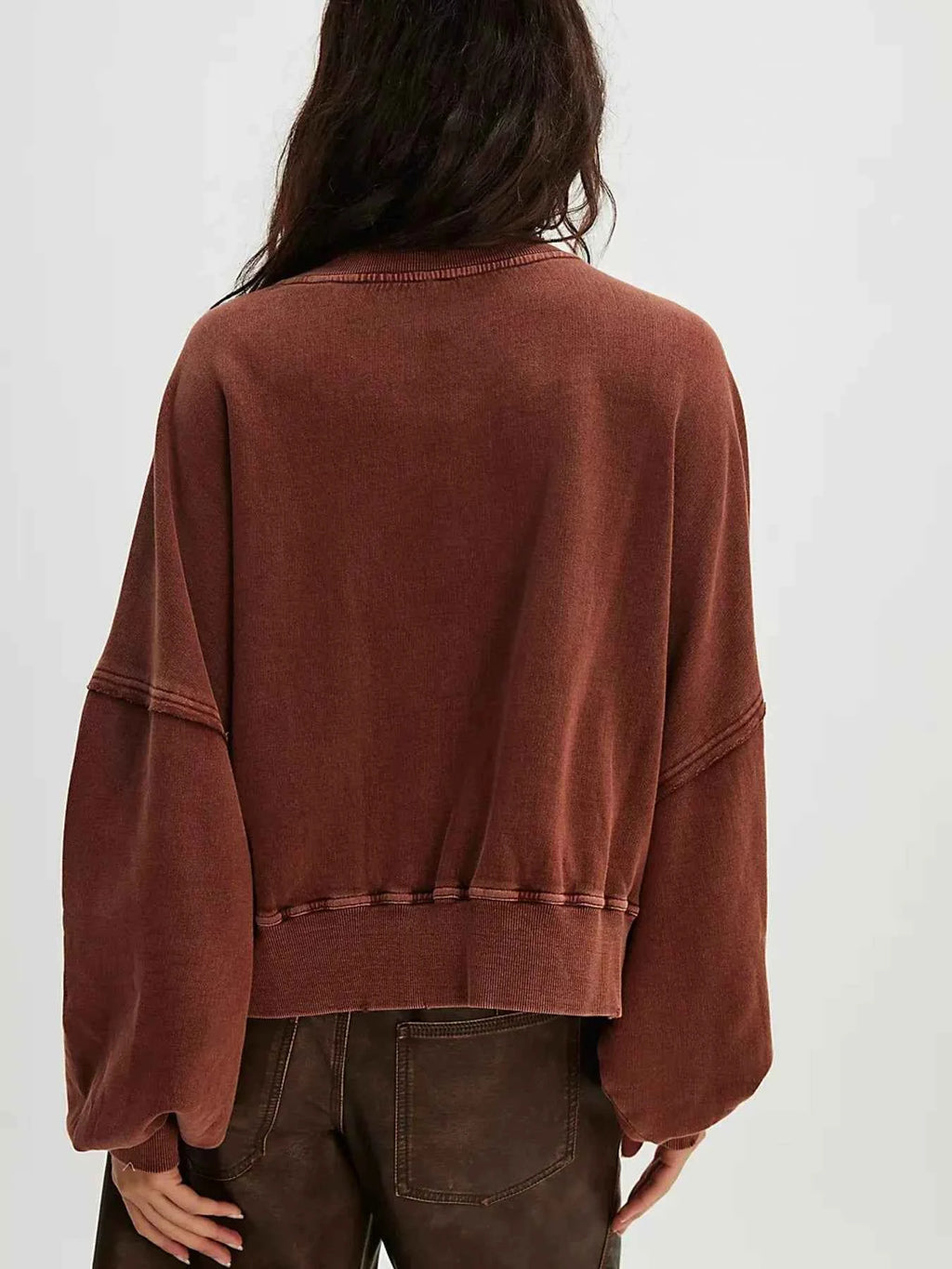 Print Round Neck Oversized Sweatshirt 7e54cd72f8dc488fab9381beecb4f4be-Max-Origin