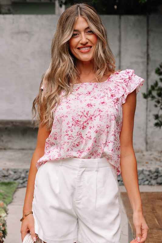 Aya Bow Back Square Blouse 7e61f27c-21b1-4daa-87ca-619fe532a39c
