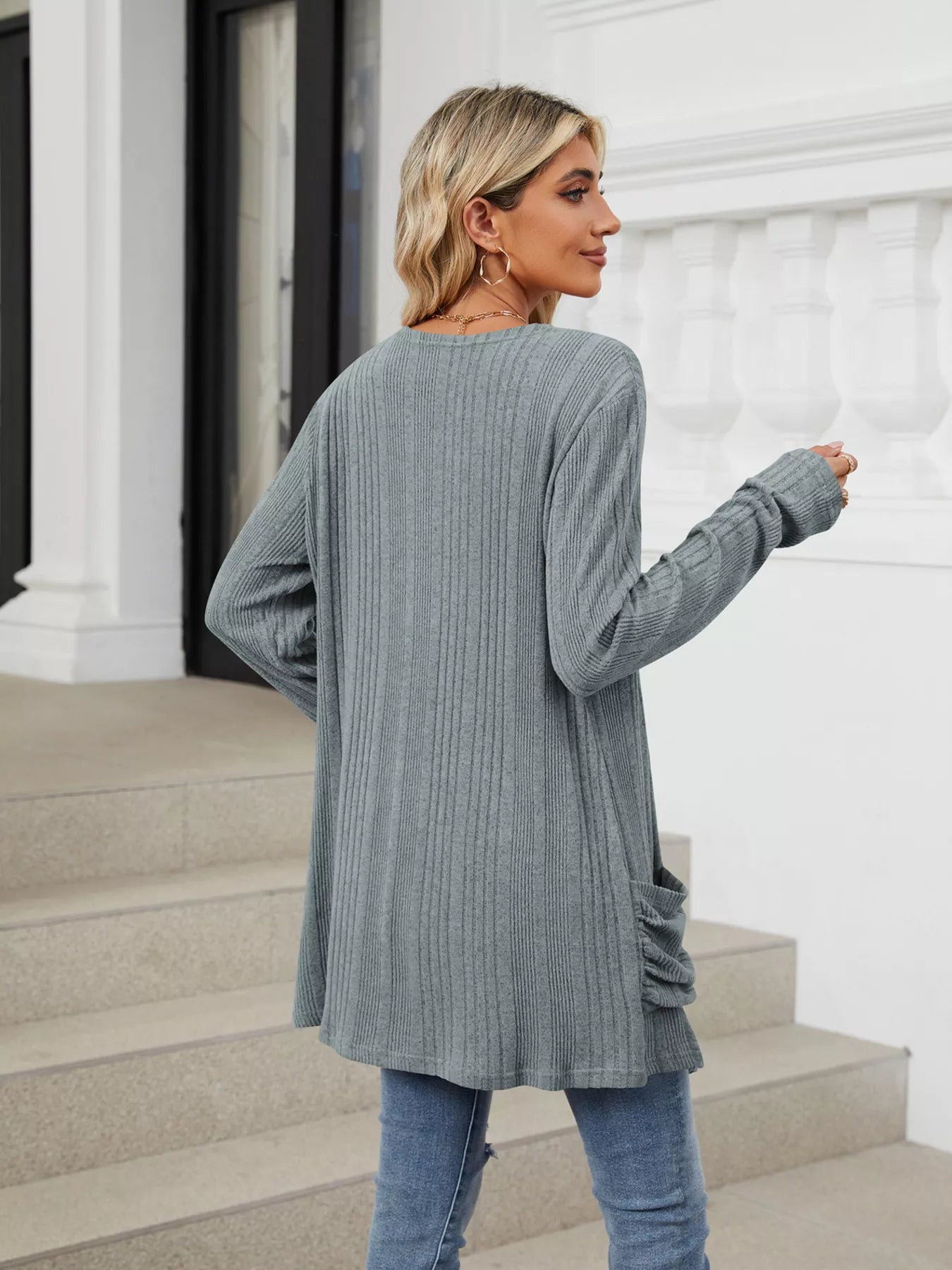 Open Front Long Cardigan 7e672199e8f44e37888acdf50008f5bb-Max-Origin