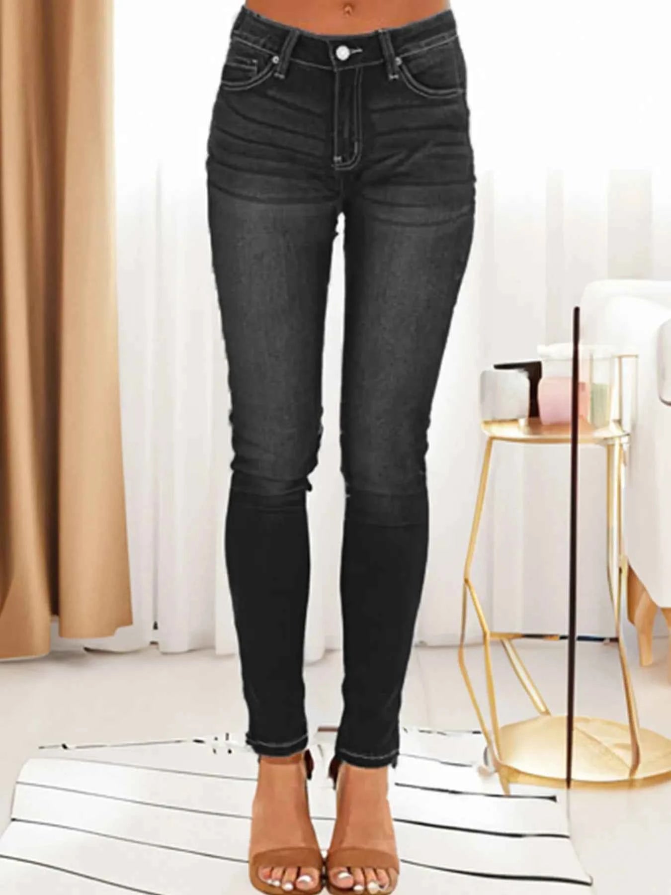 Skinny Fit Washed Jeans Black 7e90ad9ef71849b0affdf6805c116415-Max-Origin