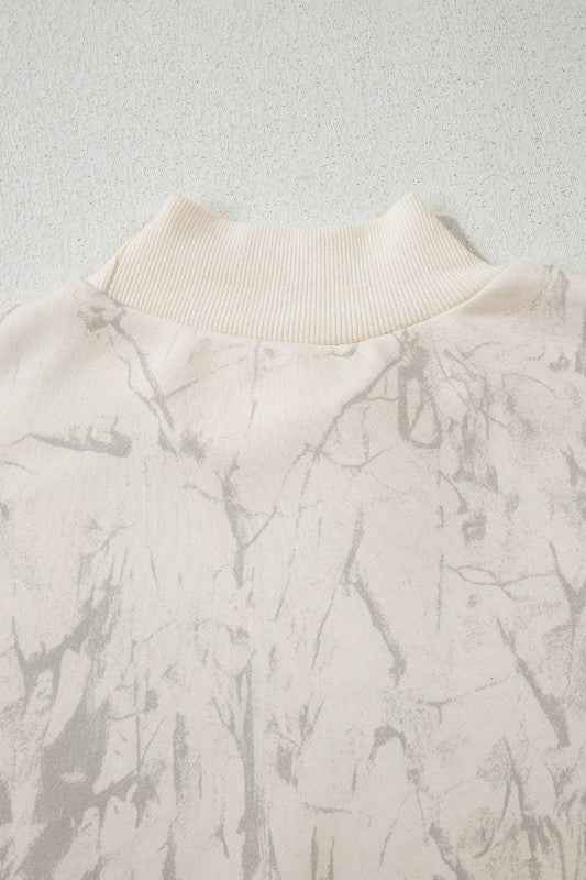 Camo Mock Neck Baggy Sweatshirt 7ea54db9-0786-4184-ac35-f49bdb6a10c6