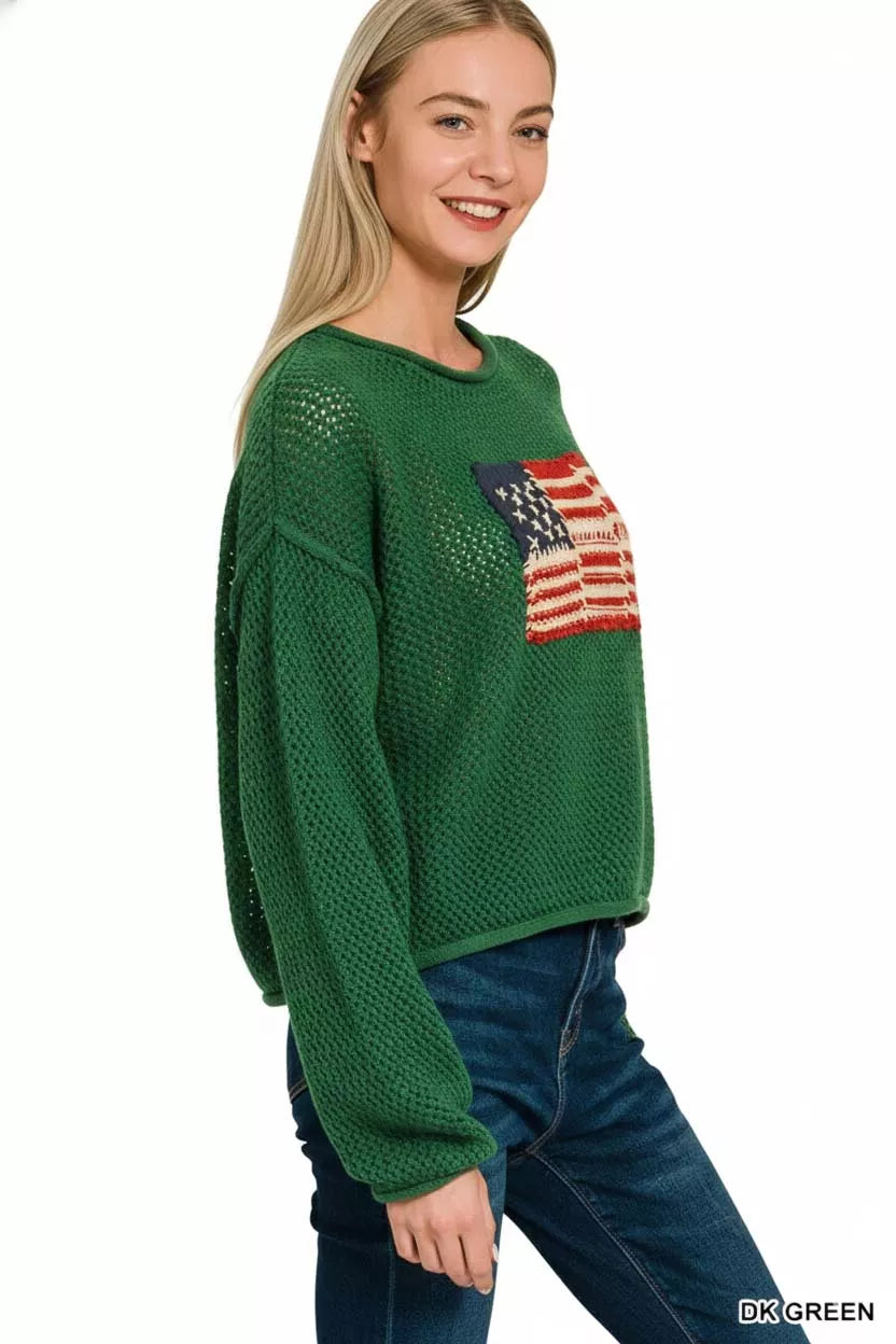 Zenana Zenana American Flag Crew Neck Sweater 7ebaffa2-bda7-417a-89db-97fec873ac02-Max-Origin