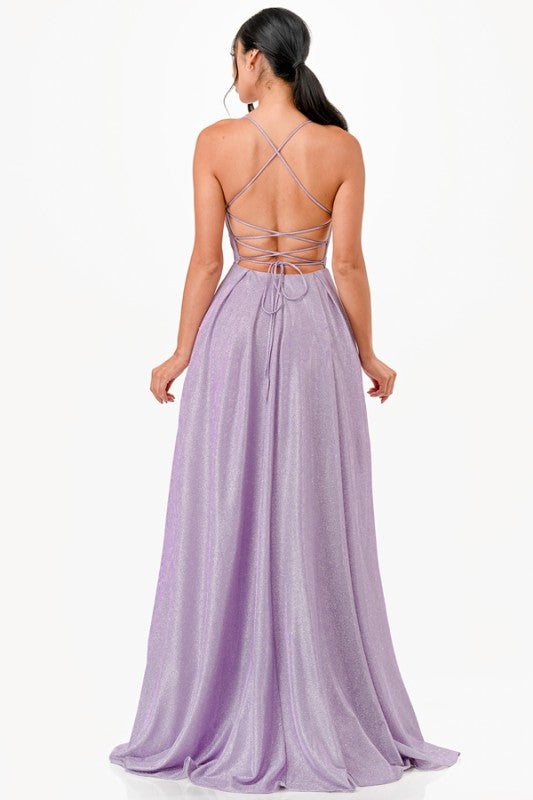 Ombre Chiffon Prom Dress – Lace-Up Back Glitter Evening Gown for Women 7ee34e22-a265-4118-b89b-780503836c43