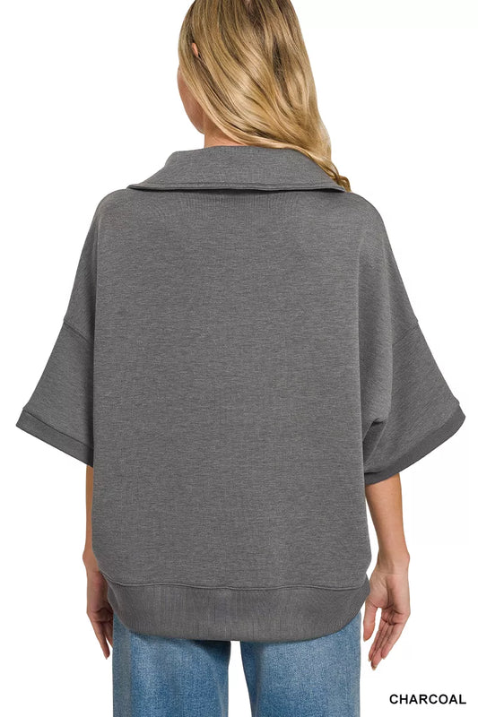 Scuba Collared Short Sleeve Pullover 7eeb14a9-9d9b-4435-bde2-318eac8e1b8c-Max-Origin