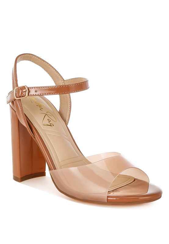 Kessel Tinted Clear Strap Block Heel Sandals Tan 7ef7d6f8-a2f9-4156-8a65-bb61f58c5a63_412eafd9-799e-461b-8454-083e77e8e585