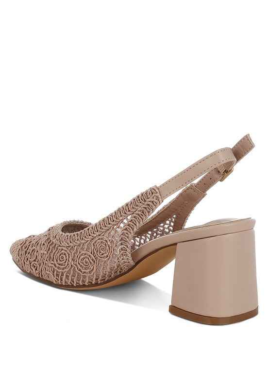 Tolina Woven Design Slingback Sandals 7f323f33-7801-4628-a2a1-374e86c17b77_f669b889-1347-4aba-9237-c8603dbe4a7a