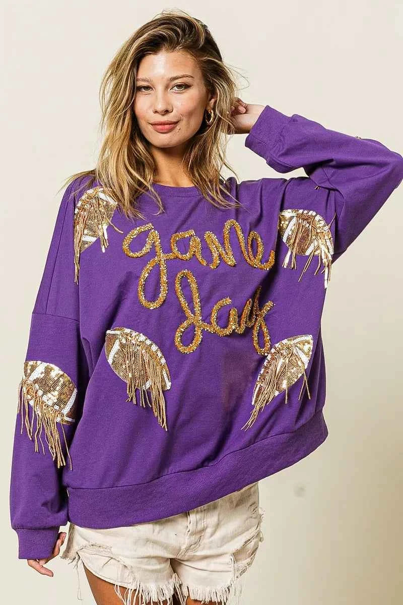 BiBi Sequin Football Patches Game Day Sweatshirt 7f465b6d-65ac-4bad-8070-aaae774aac7f-Max-Origin