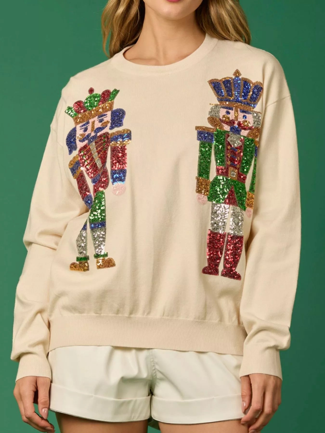 Sequined Nutcracker Long Sleeve Sweatshirt 7f89ecdf-76ca-4e15-8ef7-b60892bd1553-Max-Origin