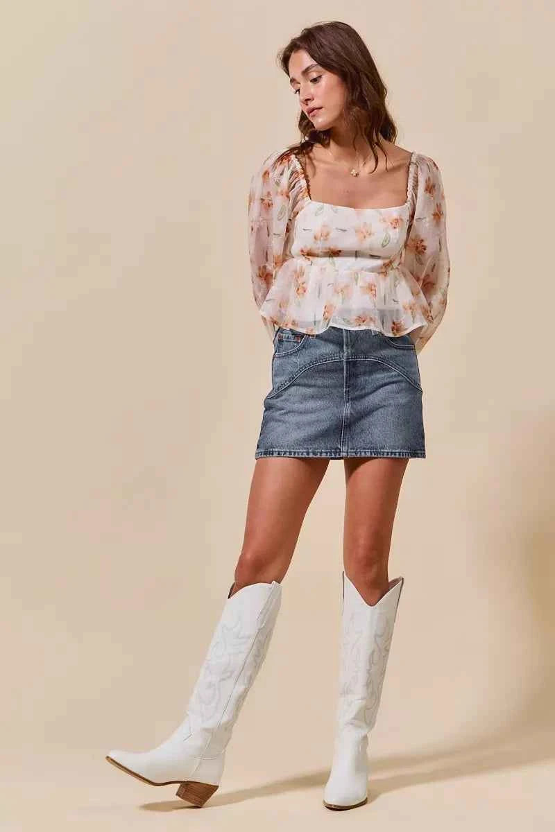 SO ME Washed Denim Mini Skirt with Pockets 7fe84594f6ee42e1a7ba310d7a19edbc-Max-Origin