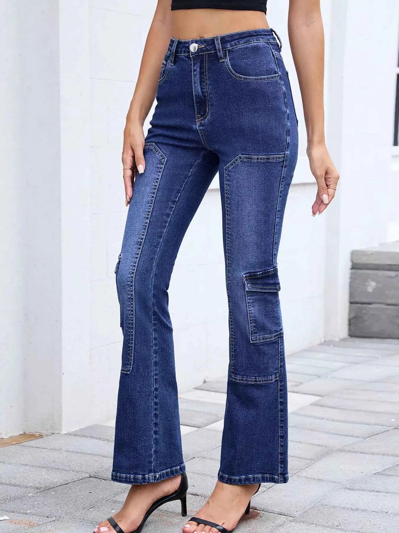 High-Waisted Bootcut Jeans 7ffd1f15767f48a0815c6e66ab98b044-Max-Origin