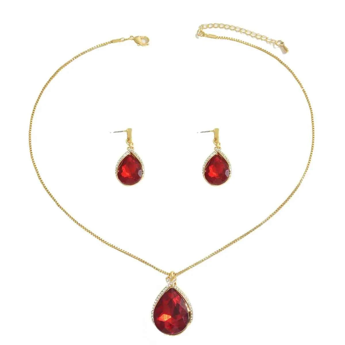 18K Gold-Plated Rhinestone Teardrop Necklace and Earrings Jewelry Set 807bcf56-e107-4d9e-814f-9b409d0140d2-Max-Origin