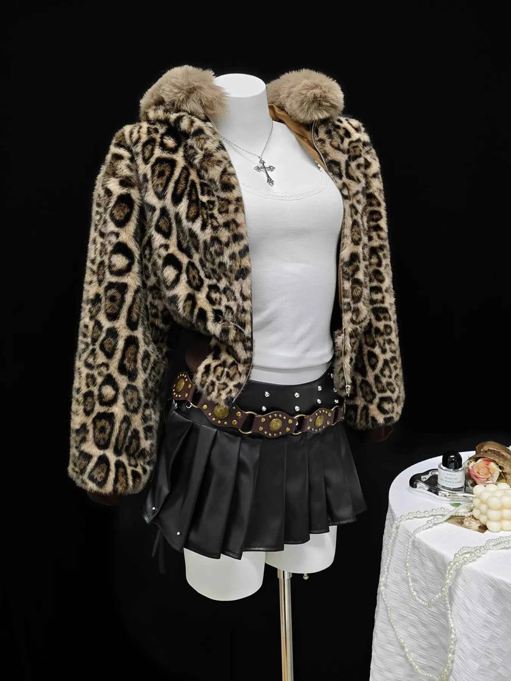 Leopard Faux Fur Hooded Outerwear 8081a4c7698c4d63a9860b4a9403101a-Max-Origin