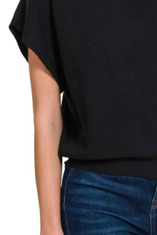 Round Neck Short Dolman Sleeve Sweater 80937382-25bd-49a4-b5a3-c6c4a6b0294d-Max-Origin