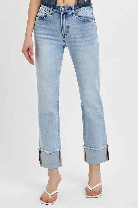 RISEN High Rise Straight Cuffed Relaxed Jeans 809a479c-fe2a-4fd5-a38f-17a24ae17f3c-Max-Origin