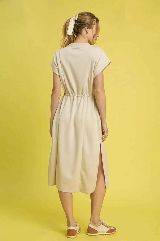 Umgee Side Slit Short Sleeve Midi Tee Dress 80b17f25-0148-4807-8787-02da19b737db-Max-Origin