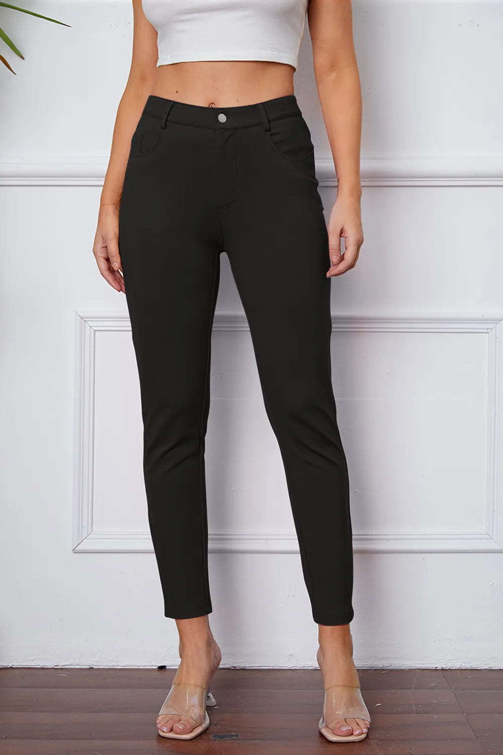 StretchyStitch Pants by Basic Bae Black 80ba0f66-5959-47a5-9775-3235a9412cc9-Max