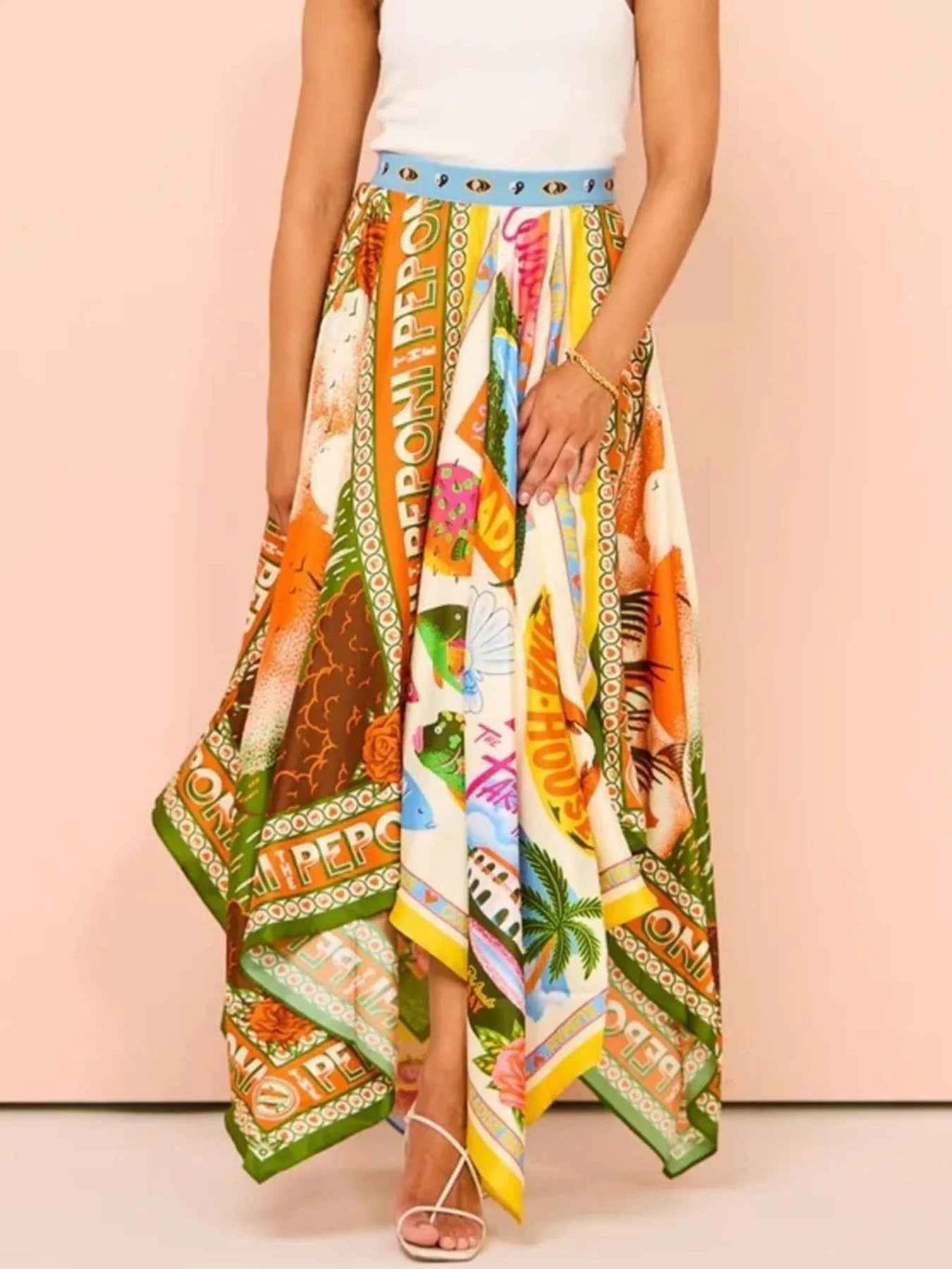 Printed Asymmetrical Hem Maxi Skirt 80c007f9-643a-4efa-a0aa-44cc53624b3d-Max-Origin