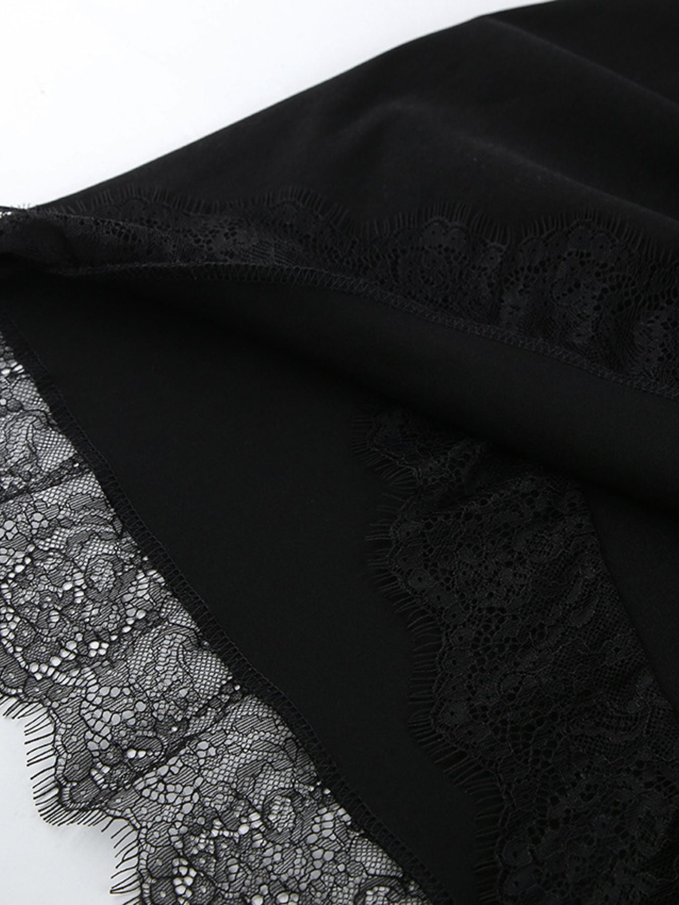 Lace Detail Button Front Long Sleeve Dress 80c1f1cd-9731-4744-b36f-970d4d61a26f-Max