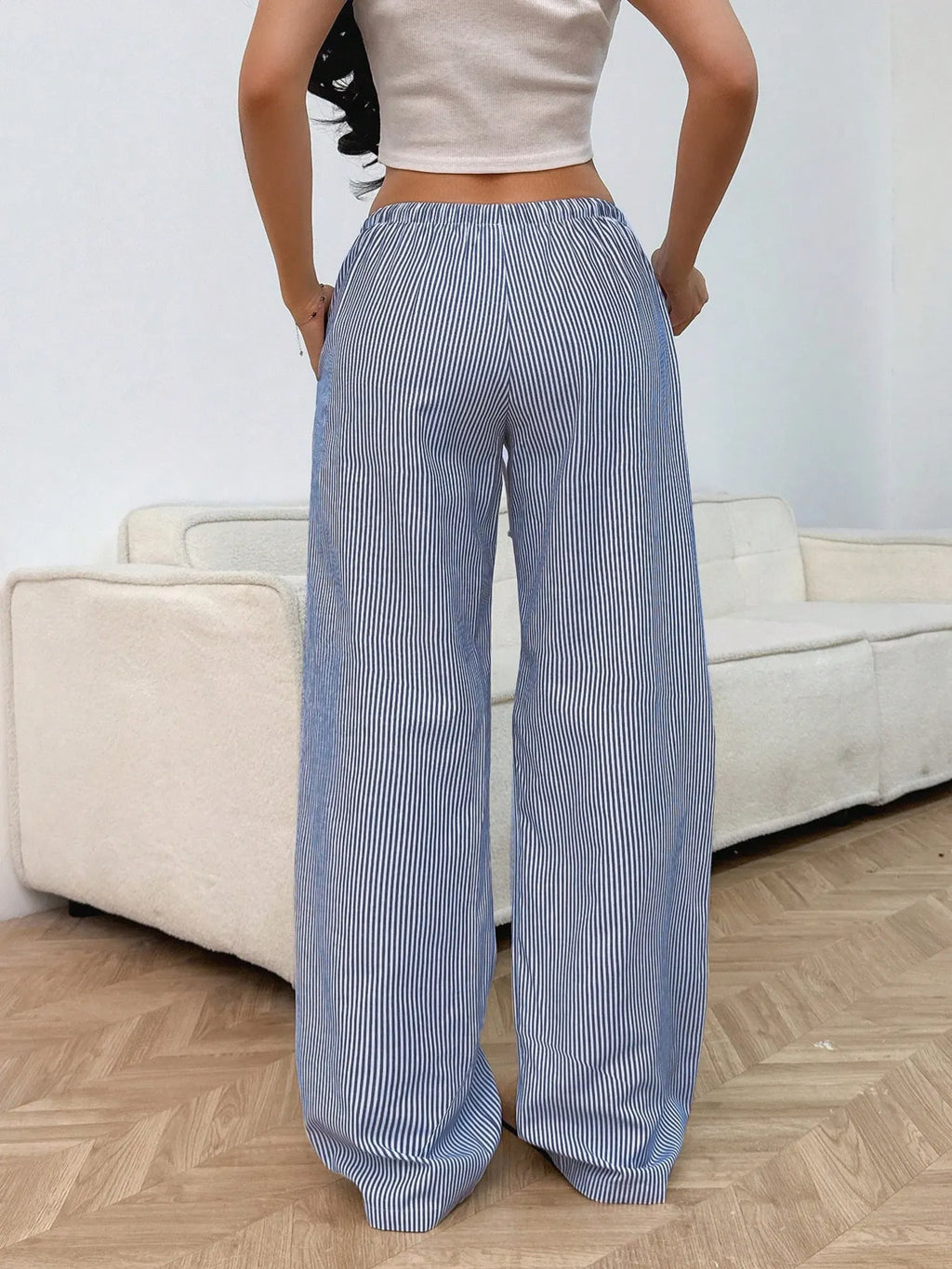 Drawstring Striped Wide Leg Pants 80d76371db234f12893672e4c39d1f8e-Max-Origin