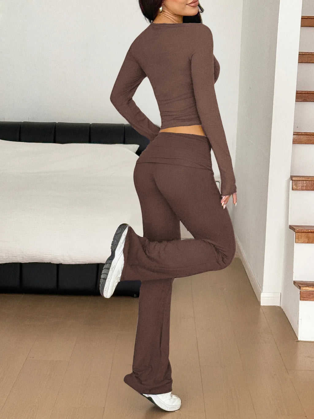 Long Sleeve Crop Top and Bootcut Pants Set 80efa67a-1e19-4d91-8644-23b49678a1e5-Max-Origin