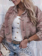 Studded Button Up Wash Denim Jacket 810a82ae-fd53-482a-8bbb-2207aee6a0a0-Max-Origin