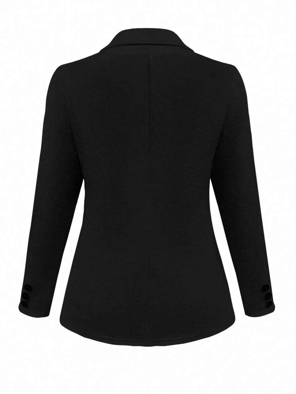 Lapel Collar Open Front Blazer 81104cf013f94c589f54179237e0ceca-Max-Origin