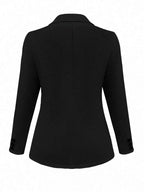 Lapel Collar Open Front Blazer 81104cf013f94c589f54179237e0ceca-Max-Origin