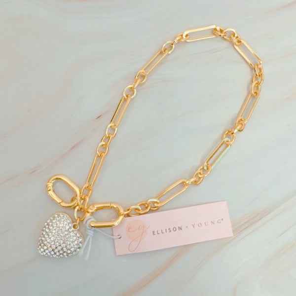 Sparkly Big Heart Bag Charm 813a9b25-f84d-406d-8f74-a6259dfc879e