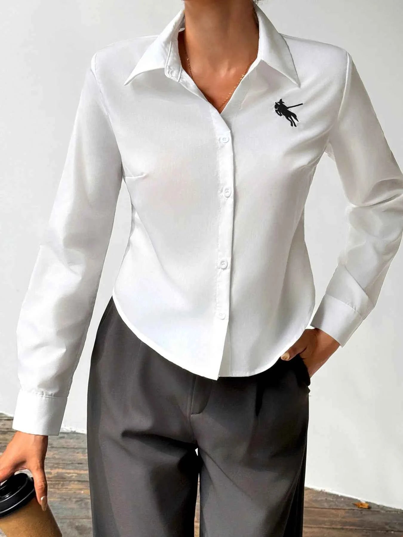 Button Up Long Sleeve Shirt Ivory 815a9b06d0344682b3bc6a03edc45324-Max-Origin