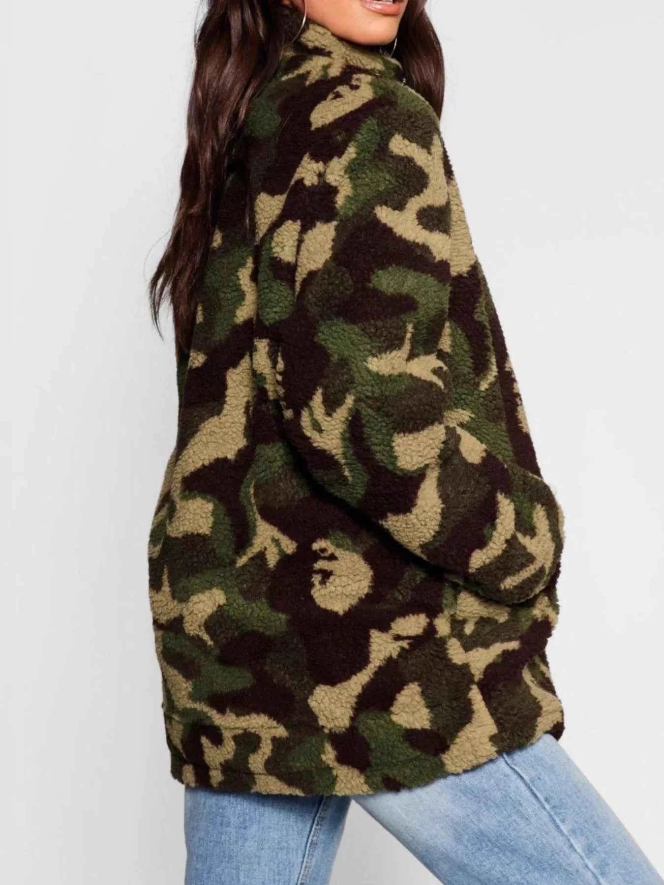 Camouflage Zip Up Oversized Jacket 815b8030-80ce-4d89-85da-5577526f2799-Max-Origin