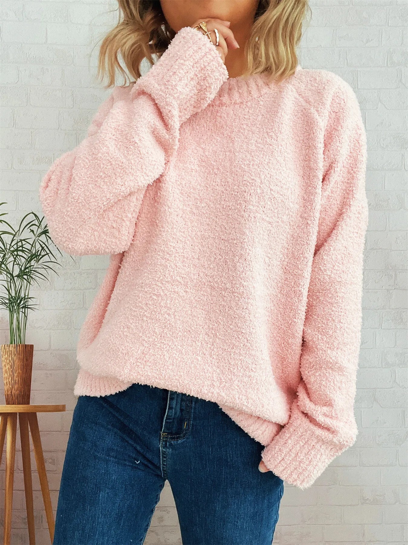 Round Neck Raglan Sleeve Sweater 81774411301646bfa1f79c0fe8f7d8f3-Max-Origin
